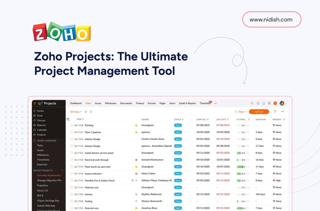 Zoho Projects