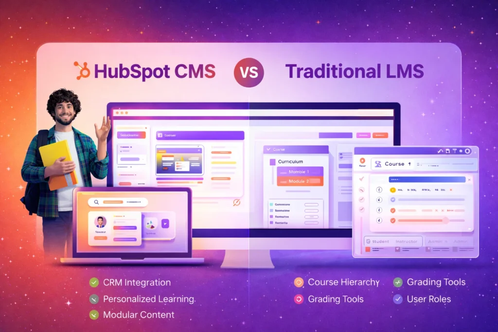 can HubSpot replace a traditional LMS