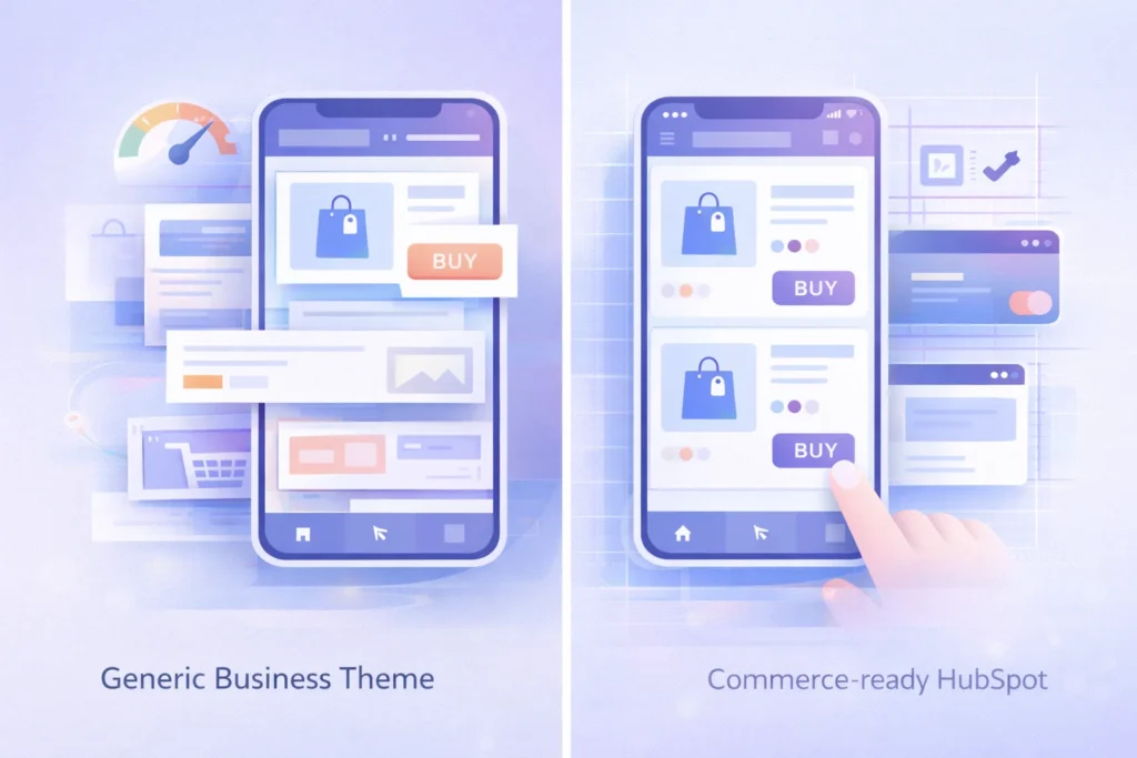 mobile e-commerce on HubSpot