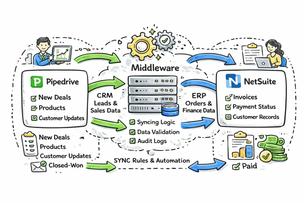 Pipedrive NetSuite Integration