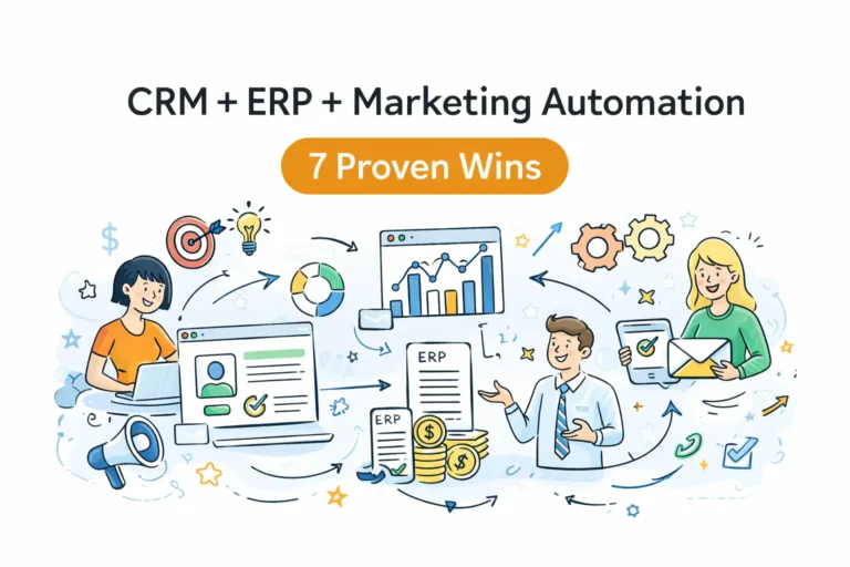 CRM + ERP + Marketing Automation