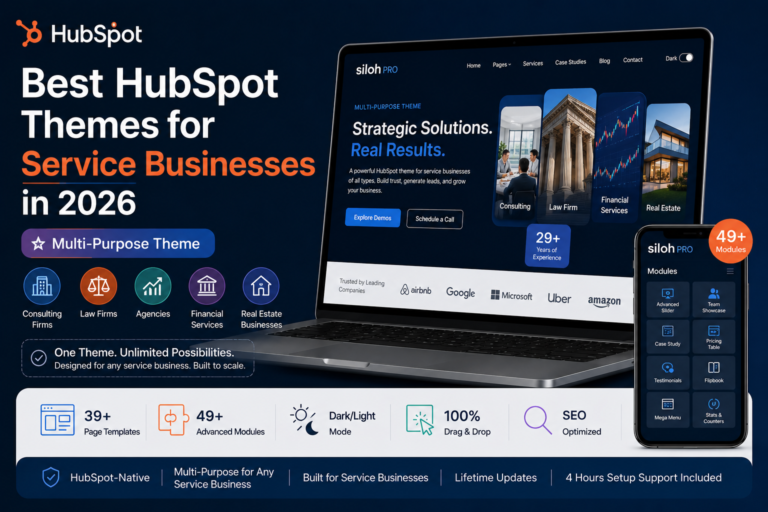Best HubSpot Themes for Service Businesses