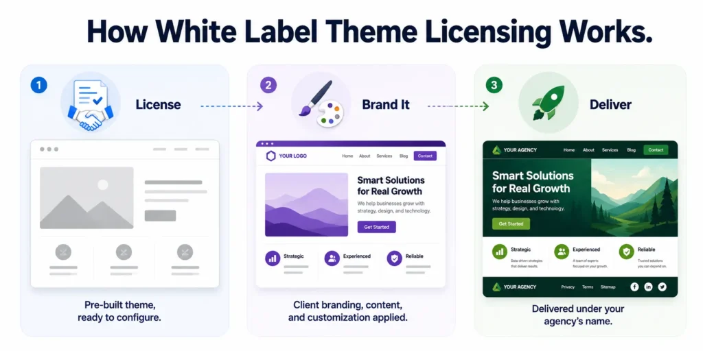 white label hubspot theme licensing process steps